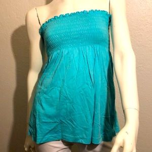 GAP Strapless Tube Top Blouse Sleeveless Summer